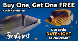BuyOne GetOne Free Date Night at SeaQuest!